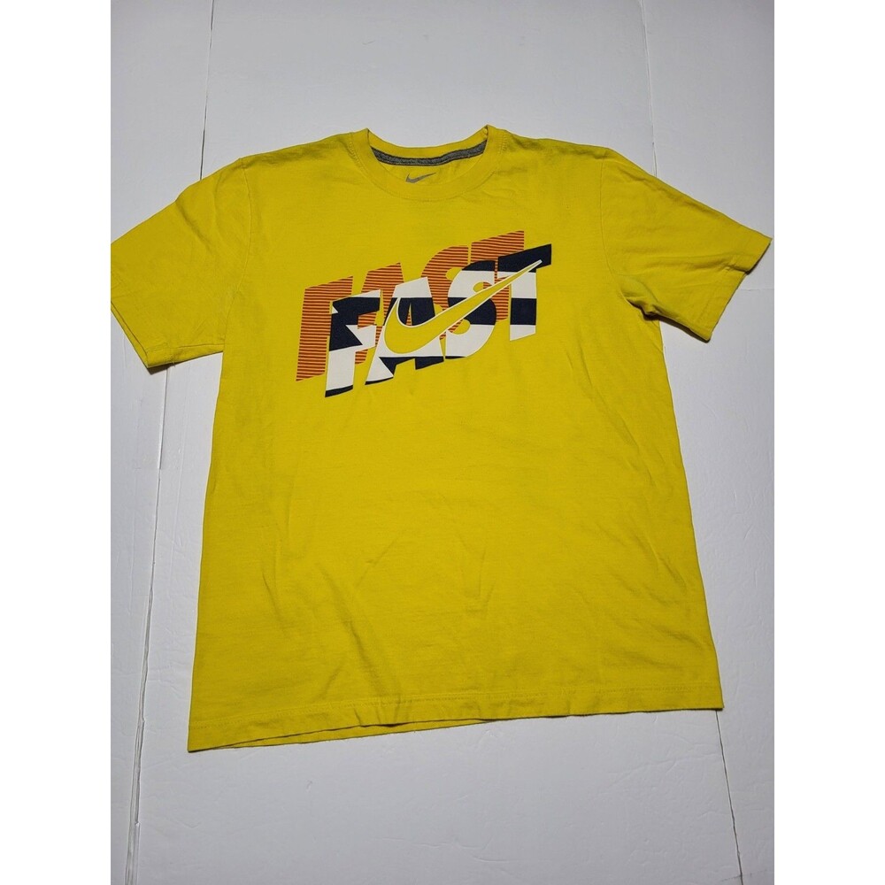 (#19) Nike Air Fit Short Sleeve Size Men's Medium Yellow (Fast)